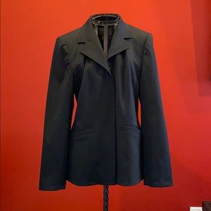 Zip up business blazer. Express